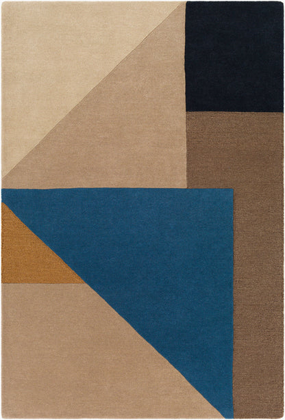 Alfombra de lana hecha a mano Kennedy KDY-3027 de 2,7 x 3,6 m