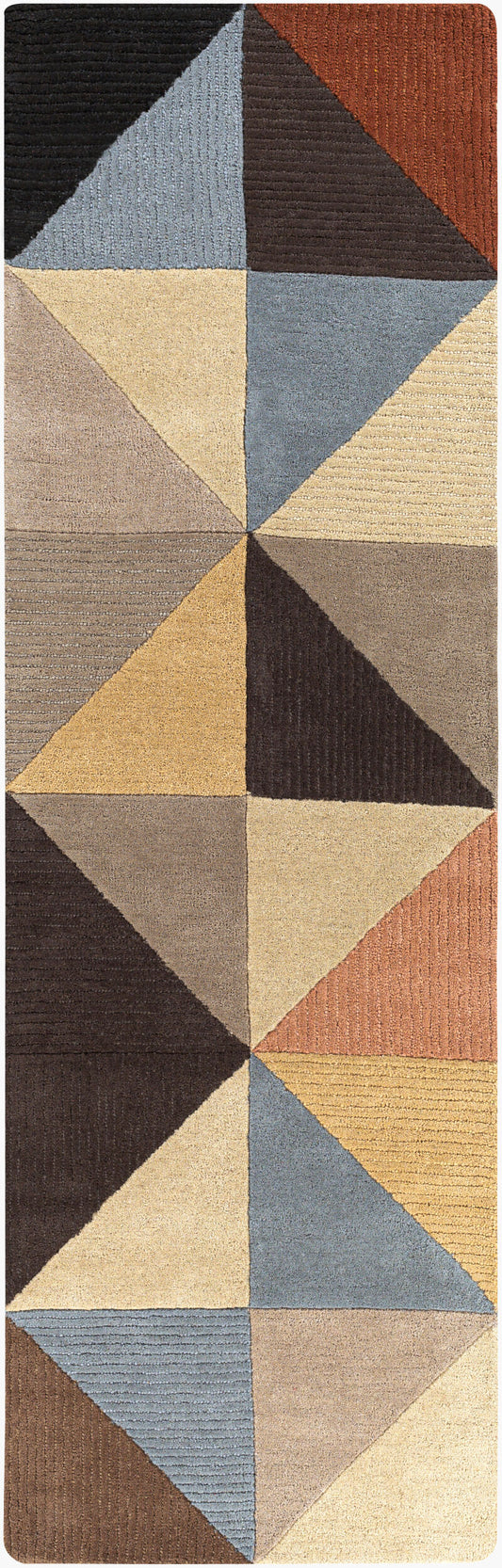 Kennedy KDY-3030 8ft Runner Handmade Wool Runner Rug