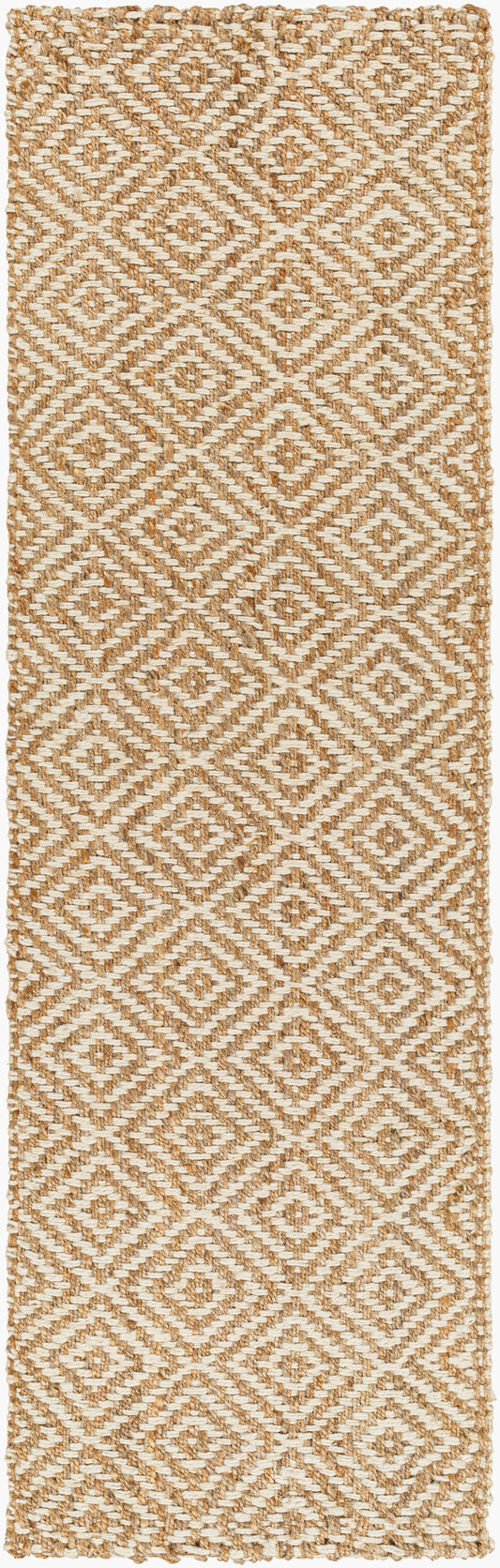 Kerala KER-2301 8ft Runner Handmade Jute Runner Rug