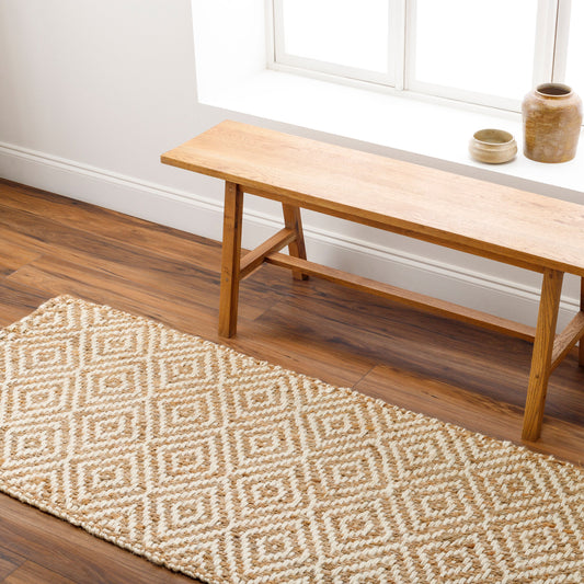 Kerala KER-2301 8ft Runner Handmade Jute Runner Rug