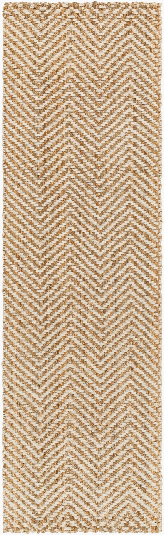 Kerala KER-2302 8ft Runner Handmade Jute Runner Rug