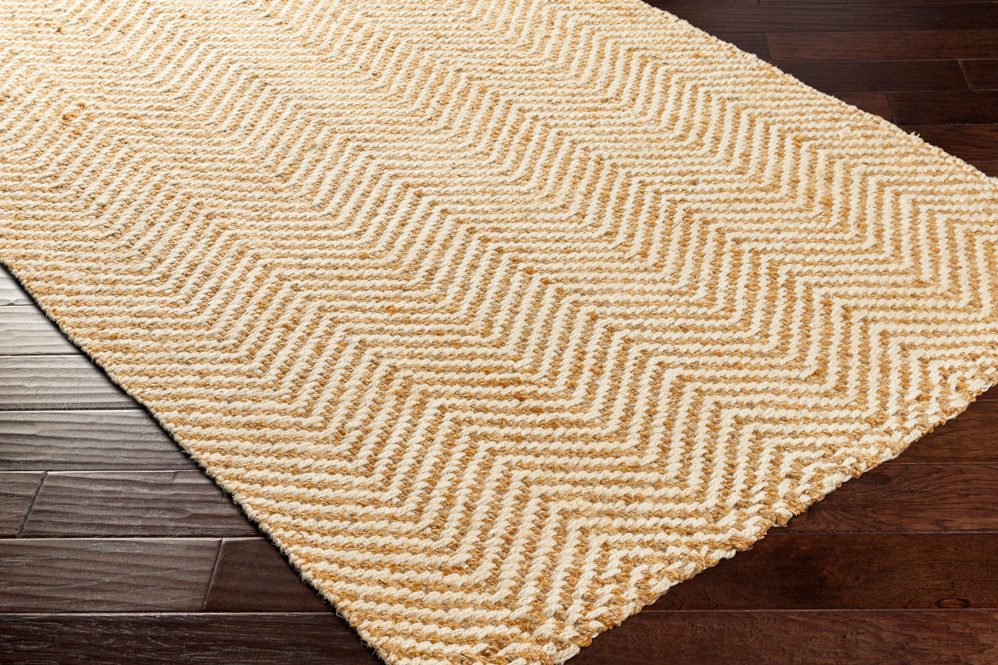 Kerala KER-2302 8ft Square Handmade Jute Area Rug