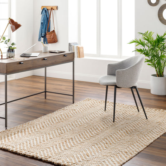 Kerala KER-2302 8ft Square Handmade Jute Area Rug