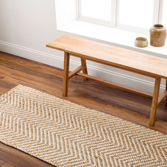 Kerala KER-2302 8ft Runner Handmade Jute Runner Rug