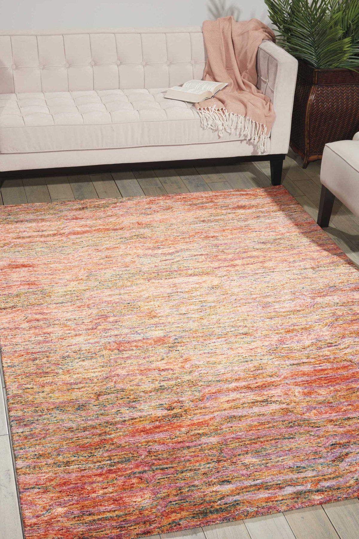 Gemstone GEM01 Fire Opal Tufted Rug