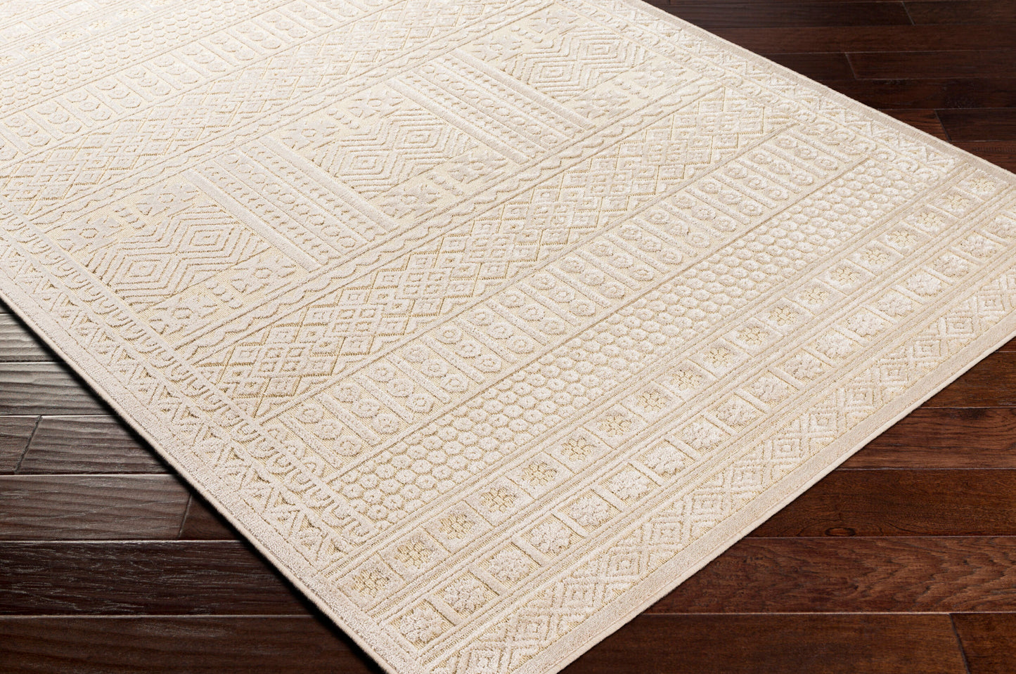 Alfombra decorativa tejida a máquina Kingston KGS-2314 de 90 x 150 cm