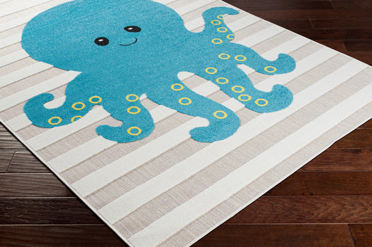 Alfombra decorativa tejida a máquina de 3' x 5' para jardín de infantes KGT-2302