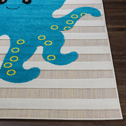 Alfombra decorativa tejida a máquina de 3' x 5' para jardín de infantes KGT-2302