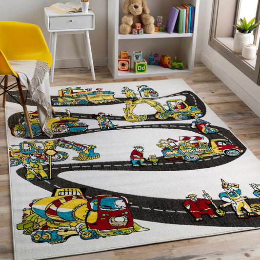 Kindergarten KGT-2310 8' x 10' Machine Woven Area Rug