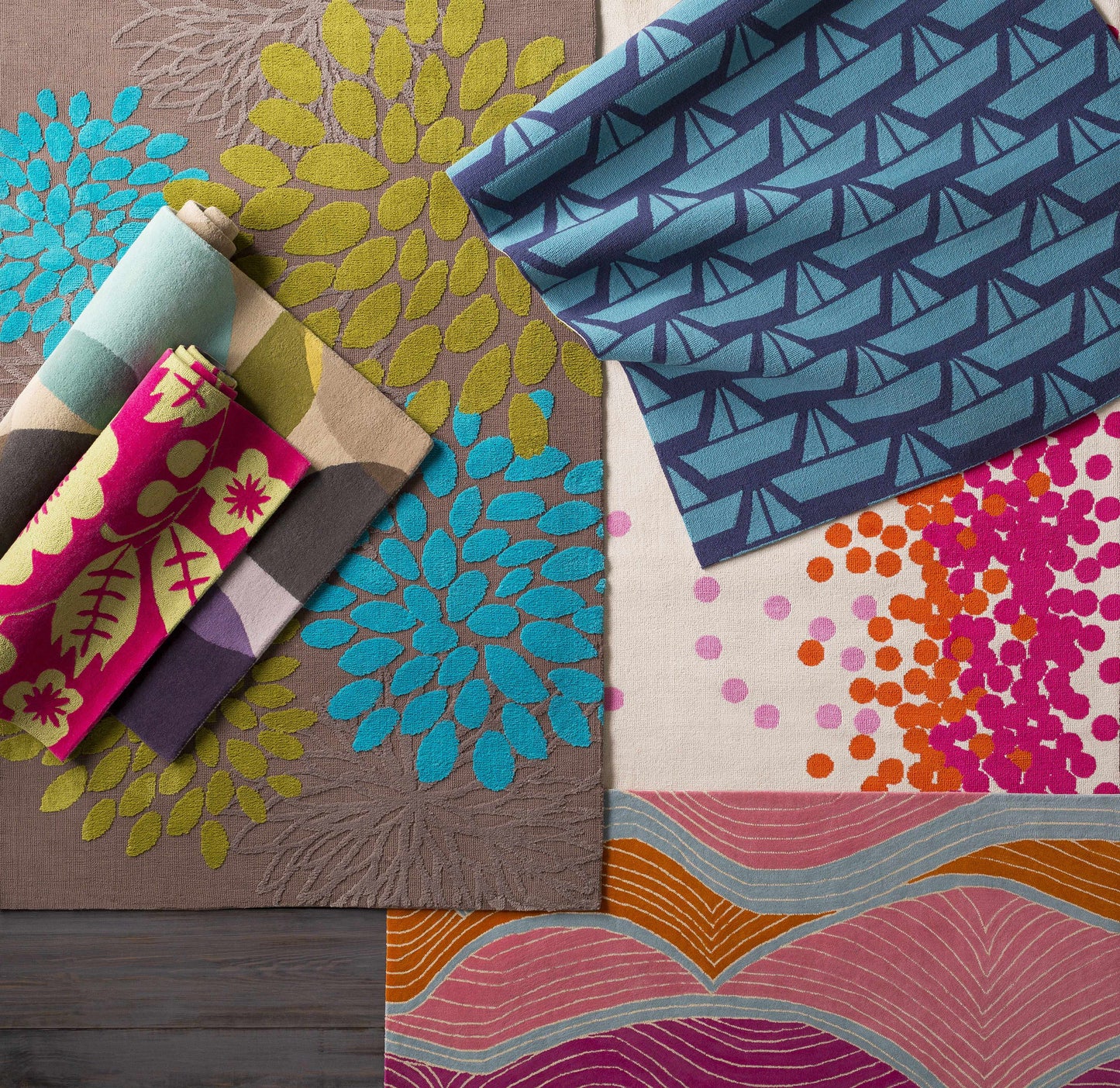 Tic Tac Toe TCT-6002 Hand Hooked Rug