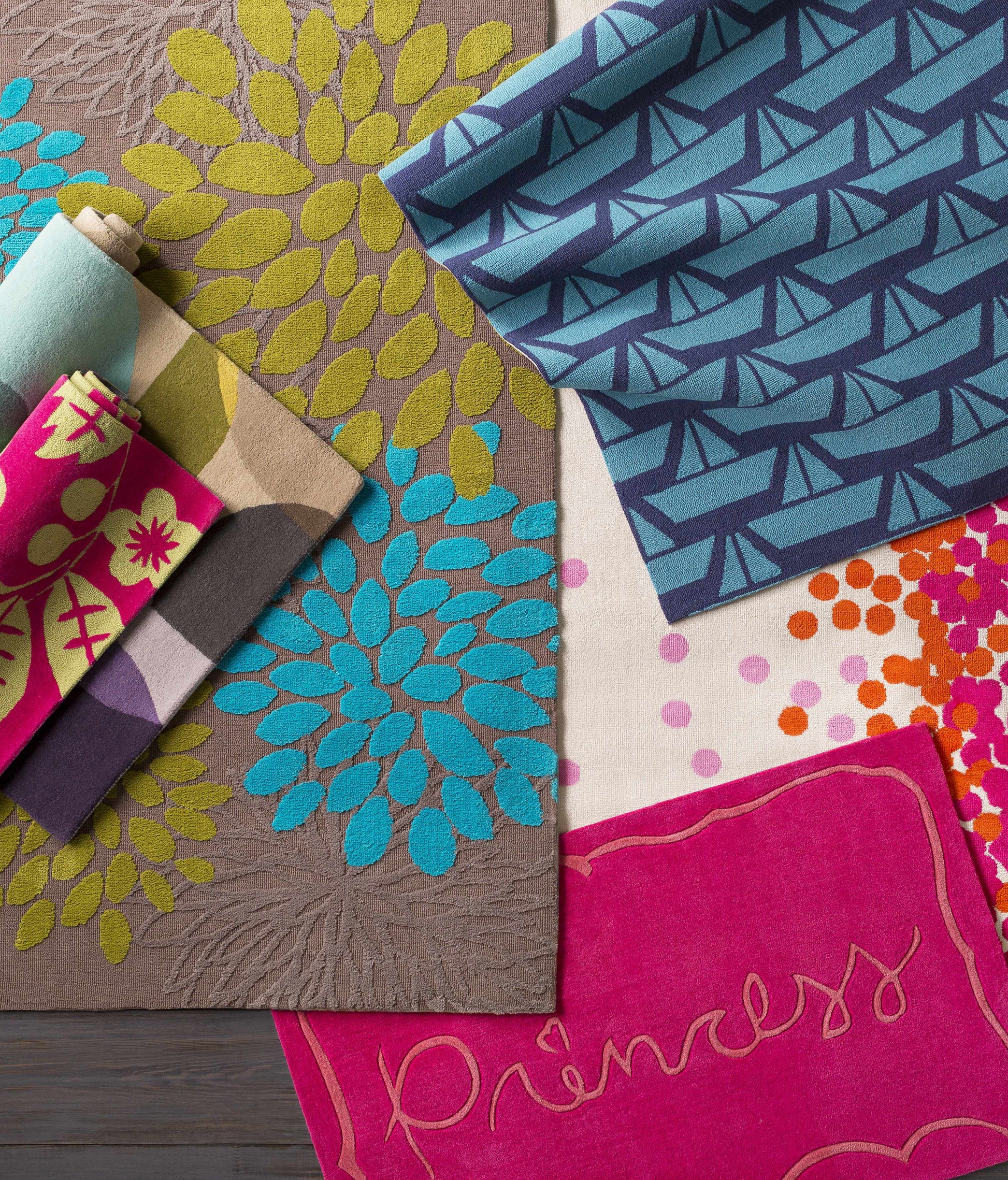 Tic Tac Toe TCT-6002 Hand Hooked Rug