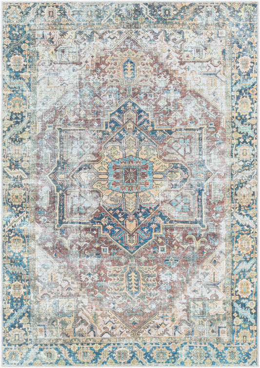Kemer KMR-2300 9' x 12' Machine Woven Washable Area Rug