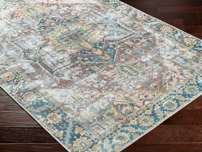 Kemer KMR-2300 7ft Runner Machine Woven Washable Runner Rug