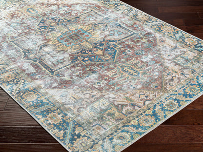 Kemer KMR-2300 9' x 12' Machine Woven Washable Area Rug