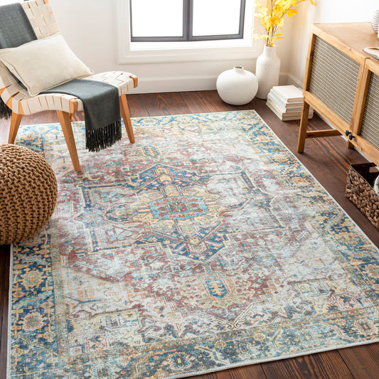 Kemer KMR-2300 8' x 10' Machine Woven Washable Area Rug