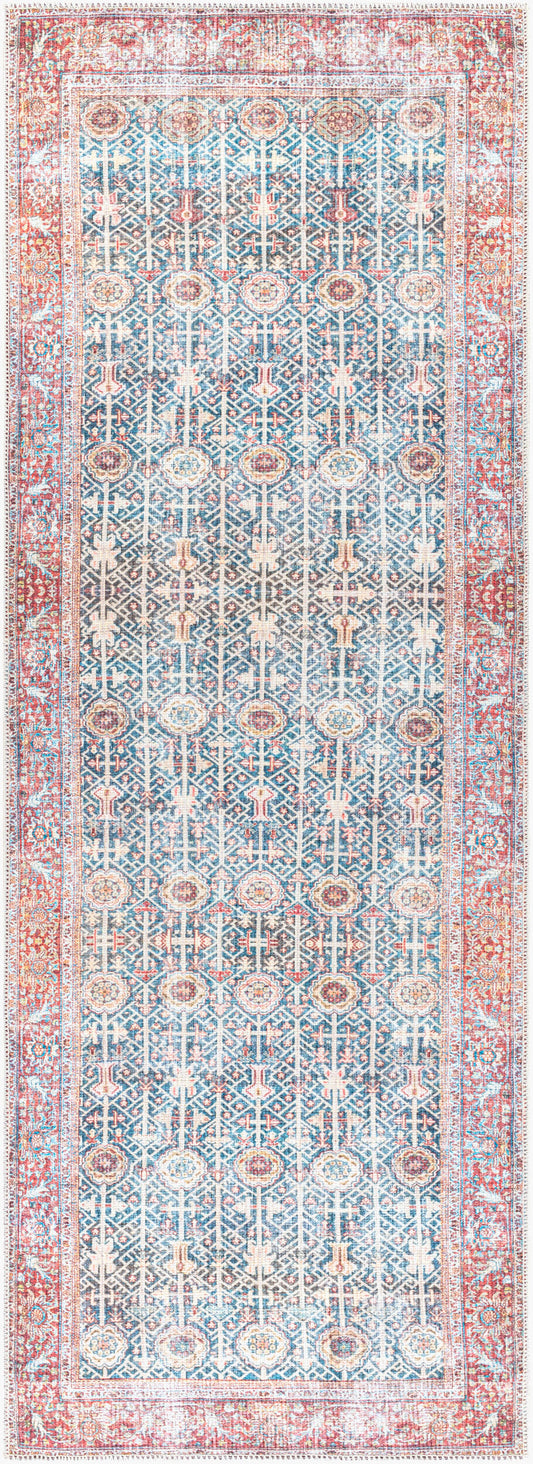 Kemer KMR-2301 10ft Runner Machine Woven Washable Runner Rug