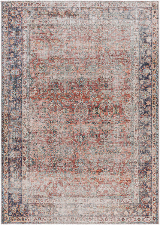 Kemer KMR-2302 5' x 7' Machine Woven Washable Area Rug