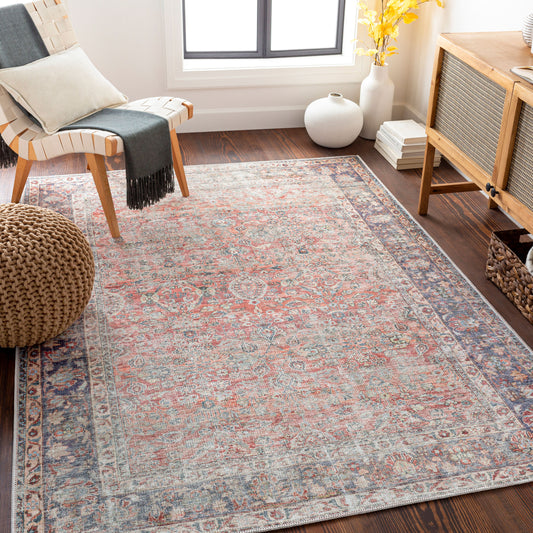 Kemer KMR-2302 6' x 9' Machine Woven Washable Area Rug