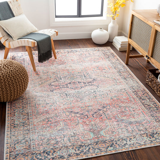 Kemer KMR-2303 9' x 12' Machine Woven Washable Area Rug