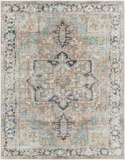 Kemer KMR-2307 9' x 12' Machine Woven Washable Area Rug