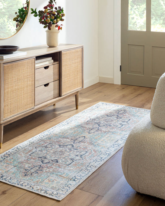 Kemer KMR-2307 9' x 12' Machine Woven Washable Area Rug