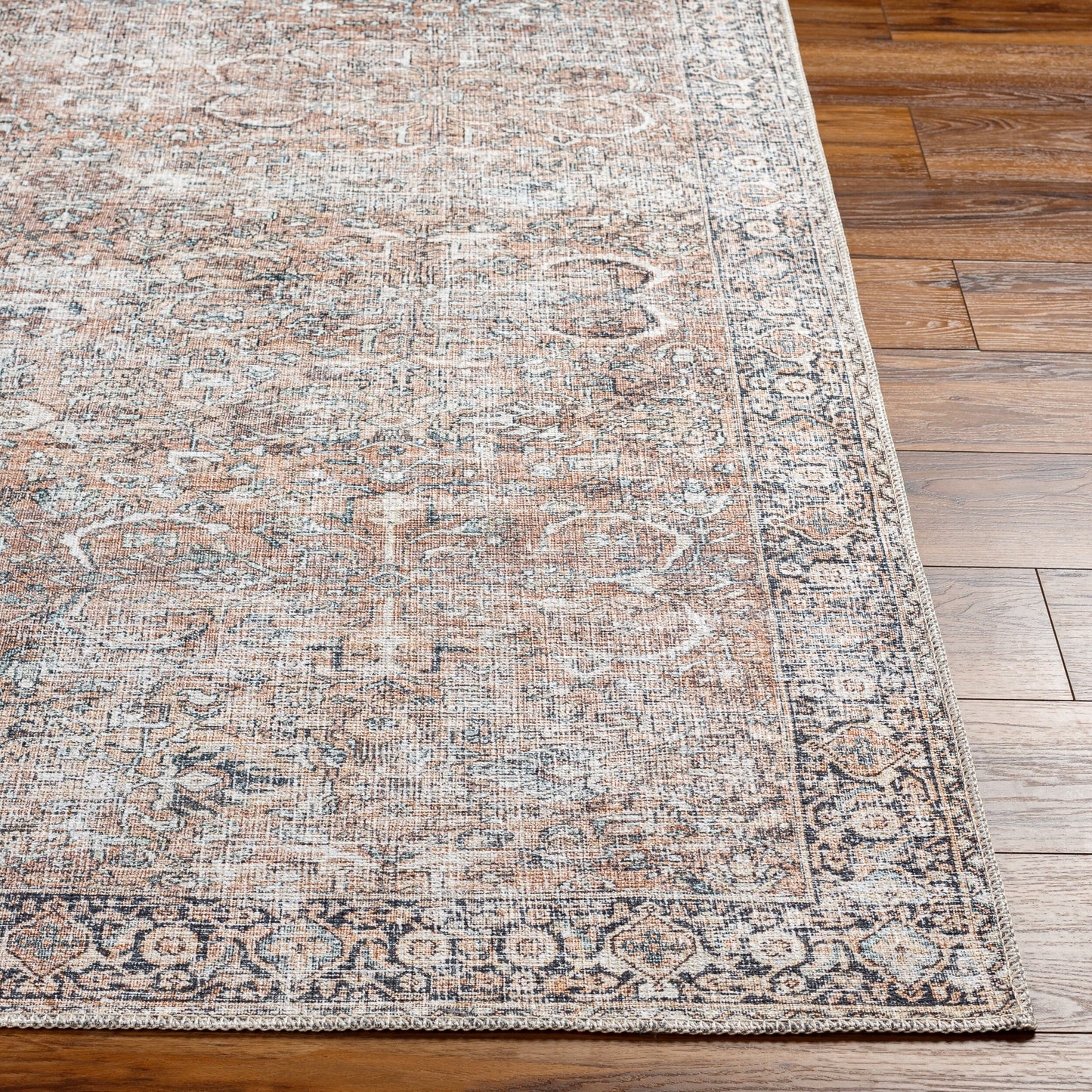Kemer KMR-2308 5' x 7' Machine Woven Washable Area Rug
