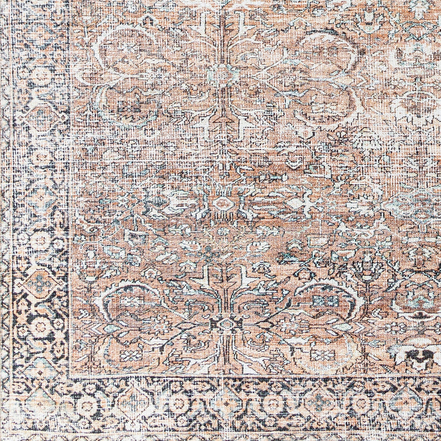 Kemer KMR-2308 5' x 7' Machine Woven Washable Area Rug