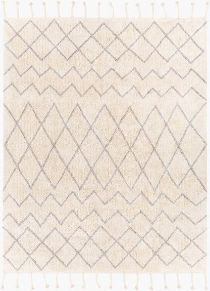 Khemisset KMS-2300 Alfombra decorativa hecha a mano de 2' x 4'