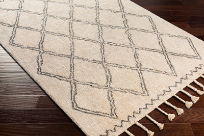 Khemisset KMS-2305 Alfombra decorativa hecha a mano de 2' x 4'