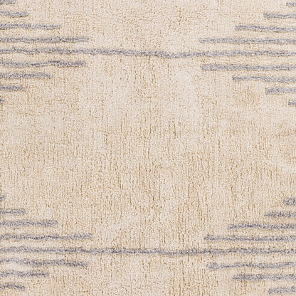 Khemisset KMS-2311 Alfombra decorativa hecha a mano de 2' x 4'