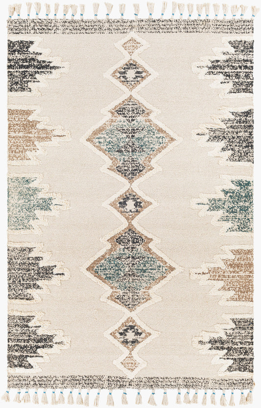Khemisset KMS-2312 2' x 4' Handmade Accent Rug