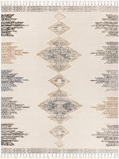 Alfombra Khemisset KMS-2313 de 2,44 m x 3,05 m, hecha a mano