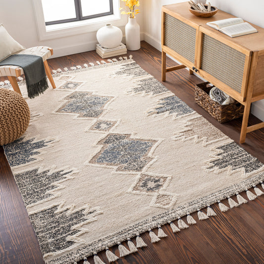 Khemisset KMS-2313 2' x 4' Handmade Accent Rug