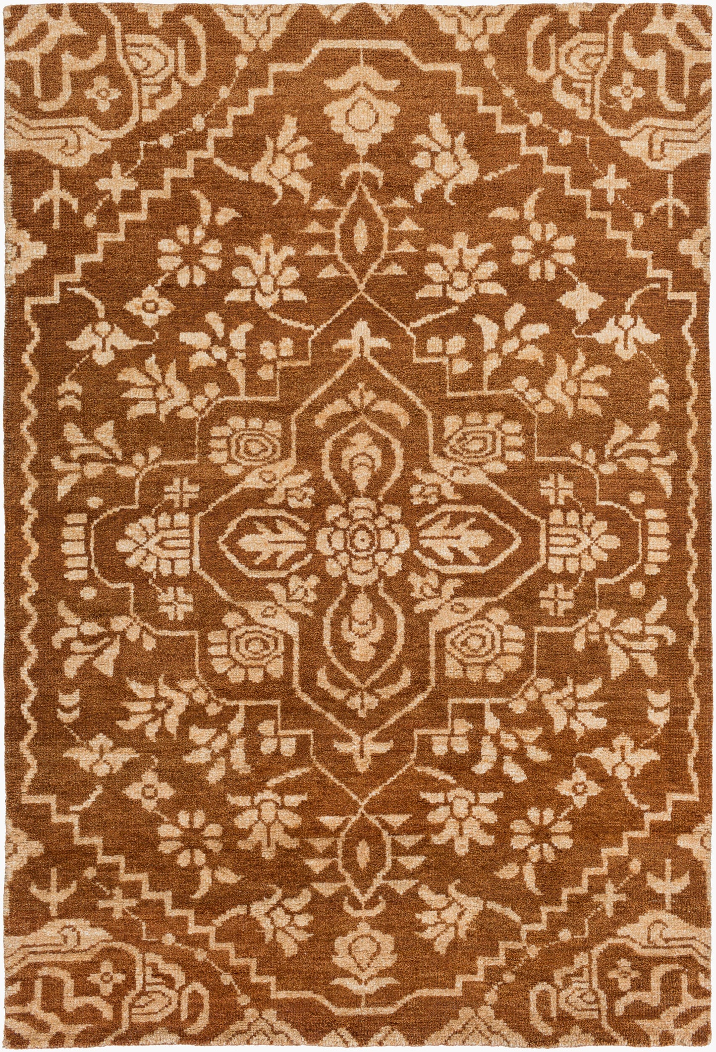 Kinnara KNA-6004 Alfombra de área hecha a mano de 6' x 9'