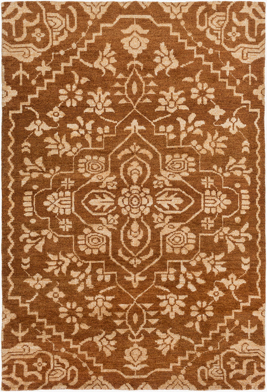 Kinnara KNA-6004 Alfombra de área hecha a mano de 6' x 9'