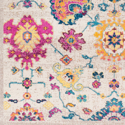 Konya KON-1014 Alfombra decorativa tejida a máquina de 2' x 3'