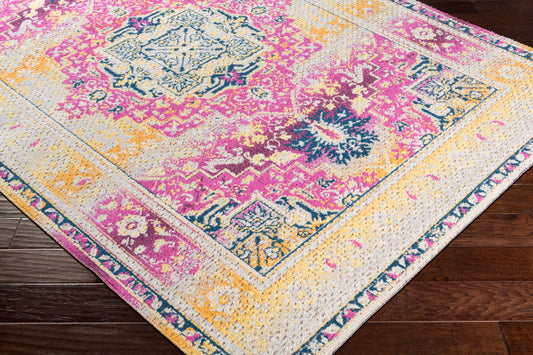 Konya KON-1017 Alfombra decorativa tejida a máquina de 2' x 3'