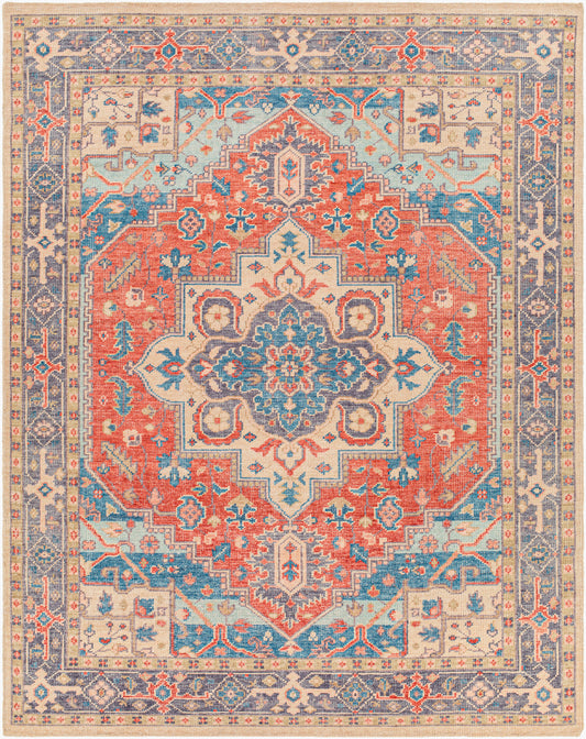 Alfombra de lana hecha a mano Kars KSA-2304 de 8' x 10'
