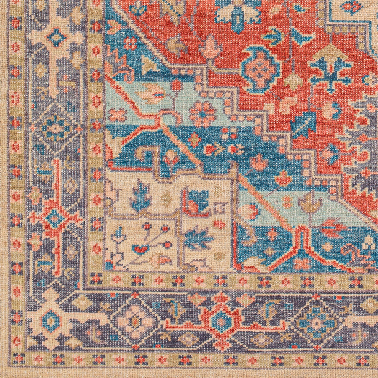 Kars KSA-2304 2' x 3' Handmade Wool Accent Rug