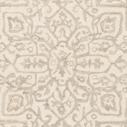 Alfombra decorativa de lana hecha a mano Kayseri KSR-2309 de 2' x 3'