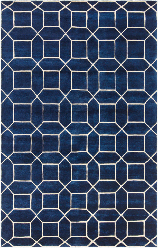Alfombra de lana hecha a mano Keystone KSY-9004 de 1,83 m x 2,74 m
