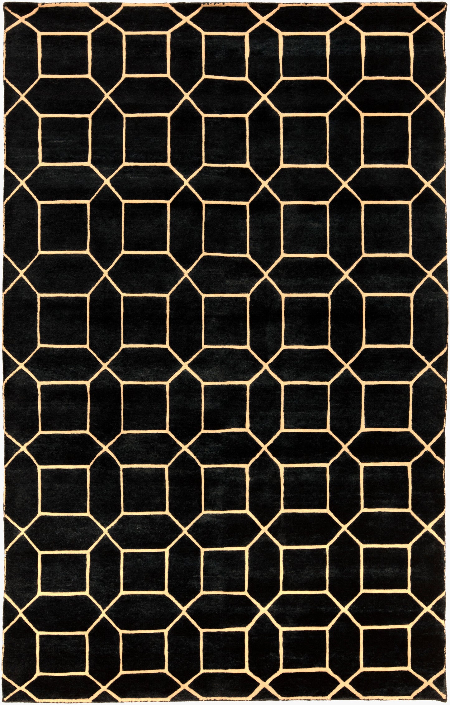 Alfombra de lana hecha a mano Keystone KSY-9016 de 8' x 10'