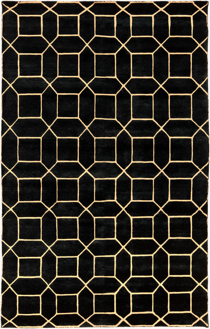 Alfombra de lana hecha a mano Keystone KSY-9016 de 8' x 10'