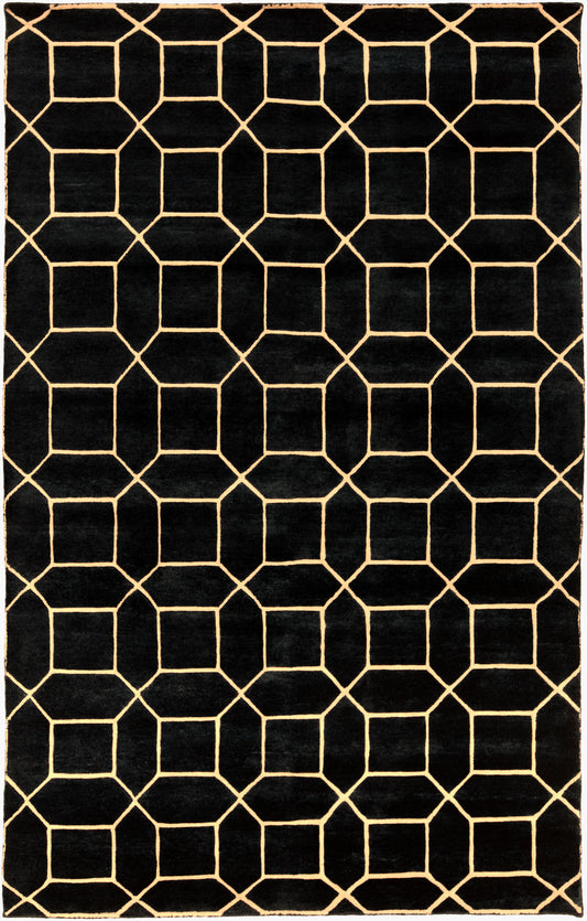 Alfombra de lana hecha a mano Keystone KSY-9016 de 8' x 10'
