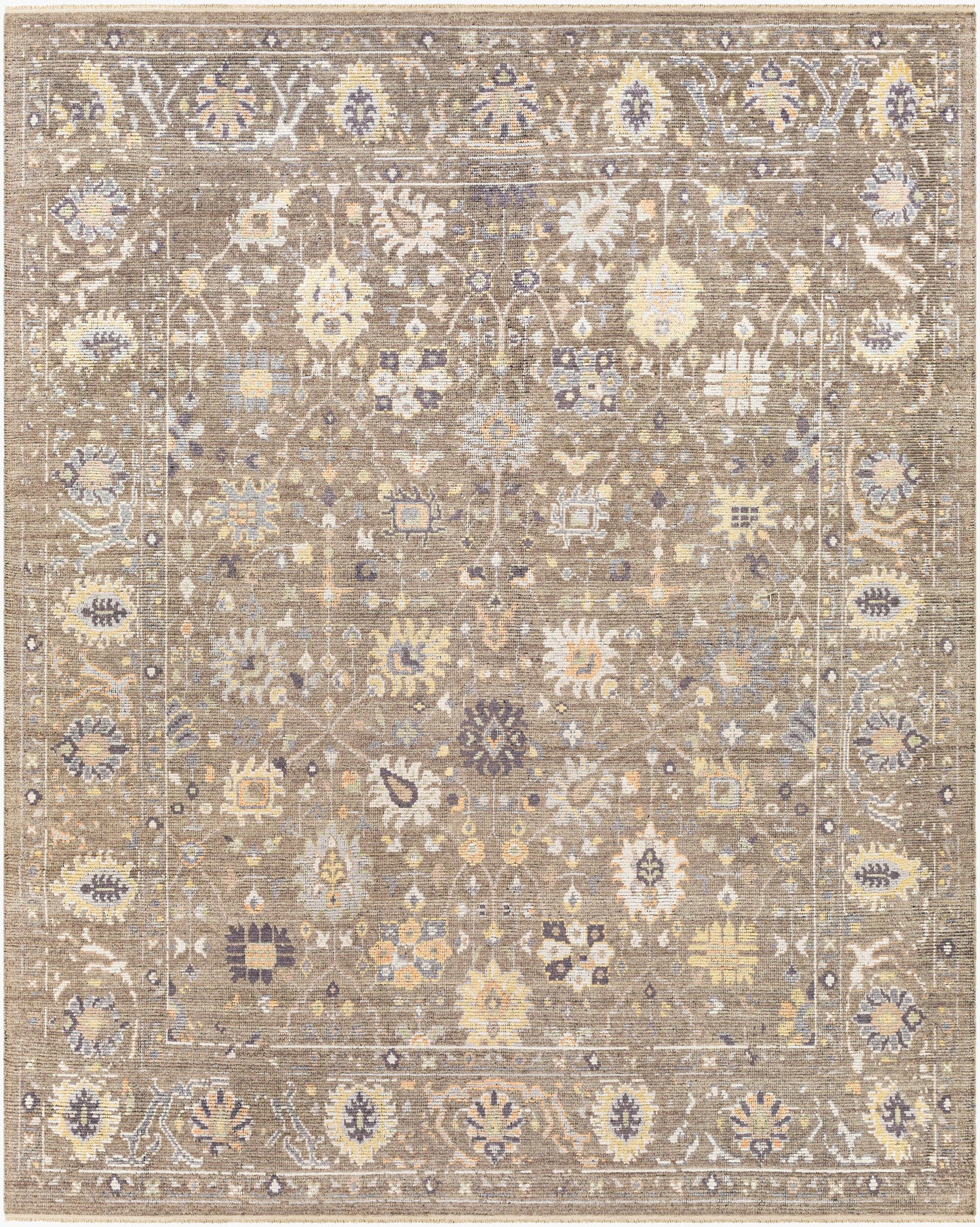Kushal KUS-2305 Alfombra de área hecha a mano de 8' x 10'