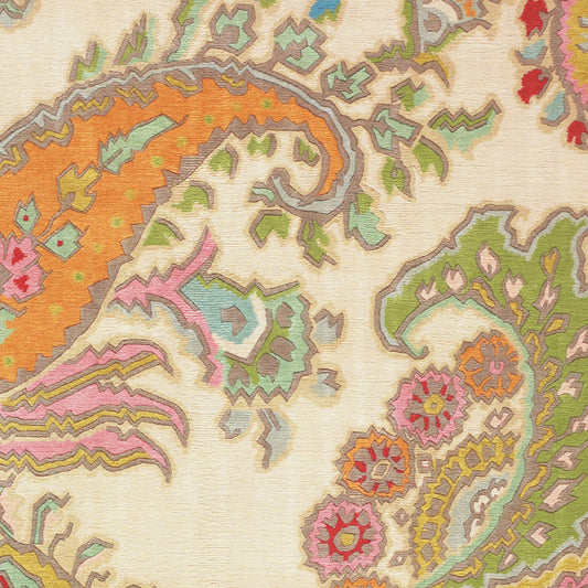 Kyah KYA-9092 Alfombra de lana hecha a mano de 5' x 7'