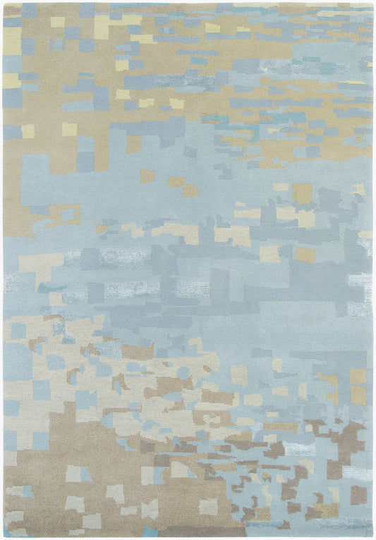Kyah KYA-9099 Alfombra de lana hecha a mano de 4' x 6'