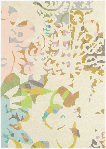 Kyah KYA-9102 Alfombra de lana hecha a mano de 5' x 7'