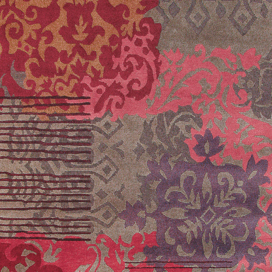 Kyah KYA-9103 Alfombra de lana hecha a mano de 6' x 10'