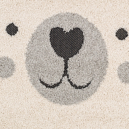 Kayra KYR-2301 4ft Round Machine Woven Indoor/Outdoor Accent Rug